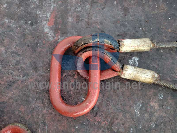 ڈبل ٹانگیں دبائی ہوئی تار رسی سلنگ