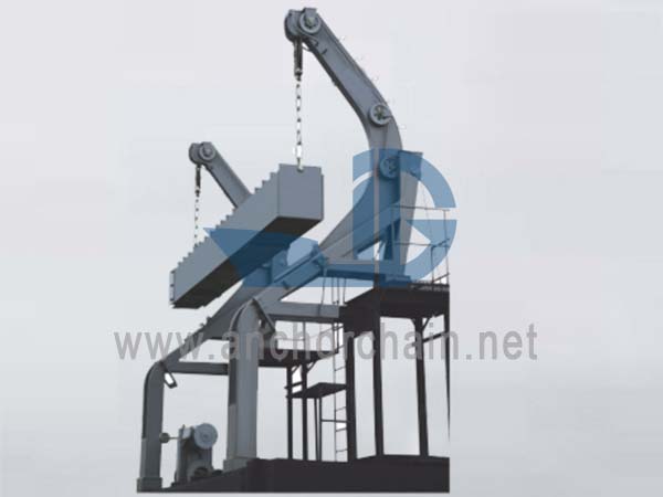 کشش ثقل رولنگ کی قسم Davit