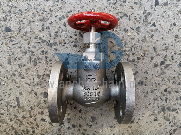JIS F 7352 SCS16 سٹینلیس سٹیل سکرو-ڈاؤن چیک اینگل والوز