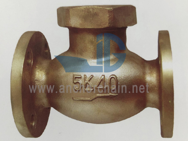 JIS F 7415 کانسی 5K لفٹ چیک گلوب والوز یونین بونٹ کی قسم