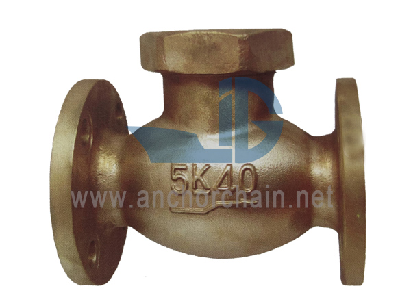 JIS F 7415 کانسی 5K لفٹ چیک گلوب والوز (یونین بونٹ کی قسم)