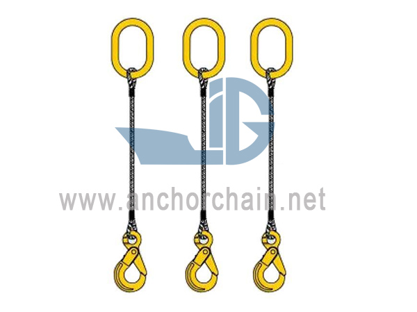 Slingle Leg spliced ​​تار رسی سلنگ برائے فروخت