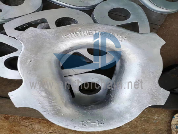 لنک کے ساتھ مصنوعی رسی تھیمبل جستی
